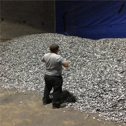 500 MT of 99% Clean Shredded Aluminum 6063 Extrusion Scrap for Sale Monthly
