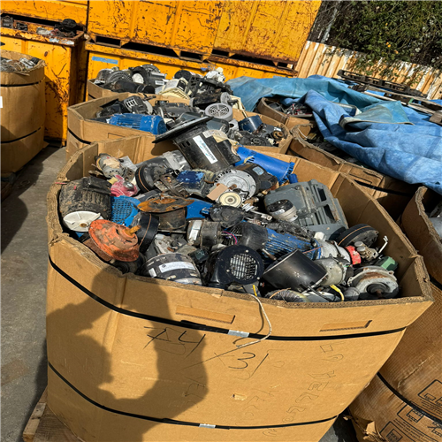 21 Tons of Mixed Motor Scrap Ready for Global Shipping from the United States