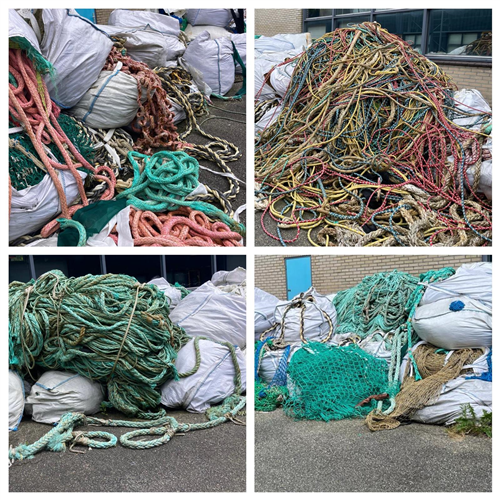 25 Tons of PP Rope and PE Fishnet Scrap Available for Sale from Antwerp