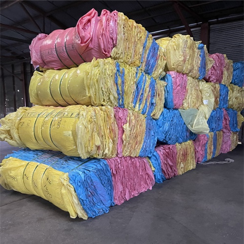 40,000 Lbs. of LDPE Cotton Wrap Film Scrap in Bales Available for Sale from Unadilla